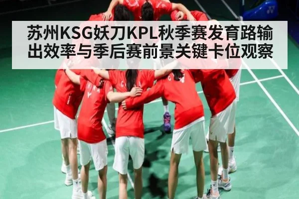 苏州KSG妖刀KPL秋季赛发育路输出效率与季后赛前景关键卡位观察